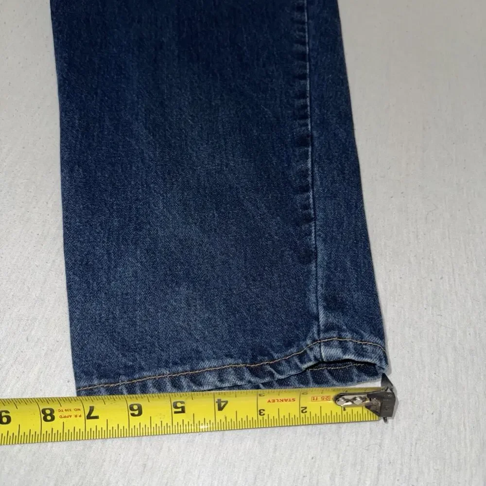 Vtg 90s Levi's 560 Loose Fit Tapered Leg Jeans Men 38x30 Blue Made in USA EUC